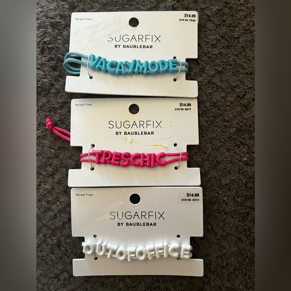 Sugar Fix Bauble Bar Say It All Bracelets